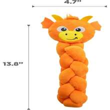 Outward Hound By Nina Ottosson Twistiez Interactive Plush Dog Treat Puzzle, Unicorn, Purple - ColorD - 查看 8