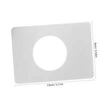 2/4pcs Door Reinforced Stainless Steel Plate, Door Lock Repair Plate, Stainless Steel Door Handle Fixing Plate Bracket, Fixing And Repairing Door Locks, Prevent Door Locks From Loosening Or Shaking, Easy To Install