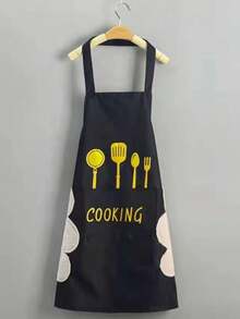 一件式厨房围裙，可调节口袋围裙，防水防油，适合厨房、厨师使用，男女通用，男女均可穿着，设计简约，风格优雅时尚。 - 彩色 - 查看 15