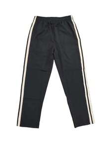 2条装 男士薄款侧条纹直筒运动裤户外慢跑运动健身训练裤男式休闲裤 - 黑色 - 查看 5