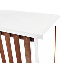 EFAN Radiator Cover White, Large Radiator Shelf Tall Radiator Cover Vertical Slatted Grill Cabinet Shelf Modern Radiator Covers MDF Wood Cabinet Shelf Heating Covers For Living Room Hallway (Small, White) - Small (H 82 X W 78 X D 19 Cm) - View 10