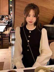 Women Long Dresses - Black - View 2