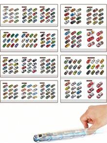 1/5/10/20 件金属外壳发条迷你赛车创意减压玩具，适合青少年（款式和颜色随机），返校