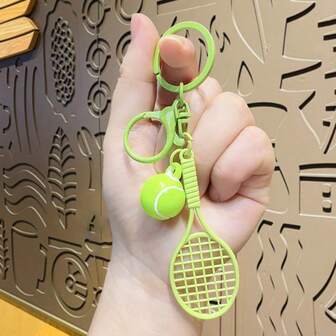 One Creative Tennis Keychain, A Mini Sports Equipment, A Sports Commemorative Item, A Keychain Pendant For Sports.