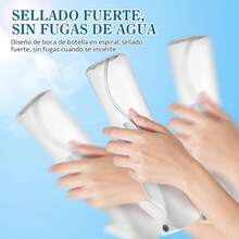 2PCS 300ML Botellas de Spray para el Cabello, Rociador de Cabello Pulverizador Recargable de Niebla Fina para Peinado, Cuidado de la Piel, Jardinería y Limpieza (Transparente) BDEA - Transparente - Ver 9