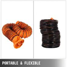 Manguera de conducto  de 32 pies, manguera de conducto Flexible de PVC para ventilador de ventilación de 12 pulgadas, ventilador de escape - 32 pasteles - Ver 3
