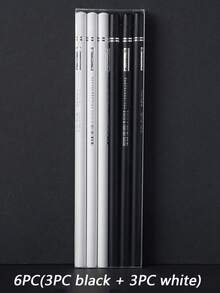 5支装白色炭笔，美术学生素描绘画专用软白炭笔，天然木质笔芯，笔芯较粗，适合美术学生、高光素描、混色、速写、专业绘画 - 彩色 - 查看 16