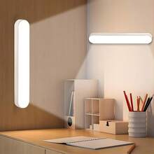 EstiloLuz De Armario LED, Luz LED Recargable TáCtil Recargables Por USB De 3 Colores Para Luces De Dormitorio De Estudiantes, Oficina En Casa,IluminacióN De Banco De Trabajo (2 Piezas)VersióN Mejorada - 2 Piezas - Ver 13