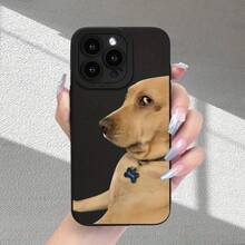 Funda de Teléfono con Patrón de Perro Labrador, Sensación Mate de Alta Gama, Nueva y Popular, Protección Completa de Lente, Antigolpes, Anticaída, Antihuellas, Compatible con 16/15/14/13/12/11/X/XR/XS/8//SE Plus Pro Series, Puede Usarse como Regalo para Familiares, Novio, Novia - Colores mixtos - Ver 1