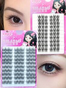 120片装，两片假睫毛组合，方便尝试不同造型，适合大多数眼型，提升您的日常妆容效果 - 黑色 - 查看 7