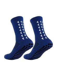 1 Pair Teenage Soccer Socks, 10-18 Years Old Boys Anti-Slip Durable Sports Socks, Floor Socks - Multicolor - View 8