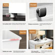 Organizador Closet De 6 Cajones Para Gorras Ropa Pantalones - Blanco - Ver 3