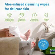 AFRT FitRight Personal Cleansing Wipes With Aloe 8x10 Inch 600 Pieces Moisturizing Body Wipes For Adults Bathing And Incontinence Cleaning Unscented Cloth Adult Wipes For Elderly Care - 無香型100支裝6包 - 查看 4