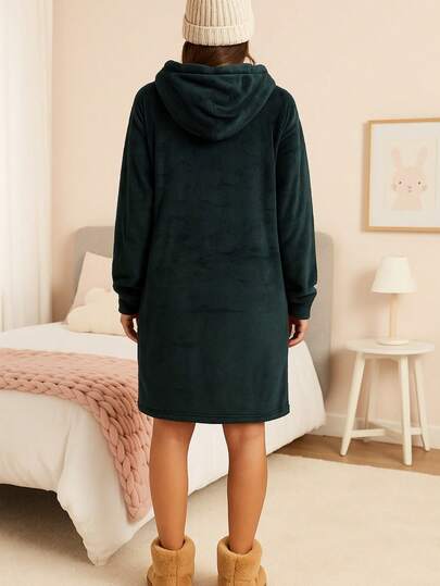 Maxi Sudadera Hoodie Cobija Unisex Suave Calientita Con Capucha Borrega Por Dentro