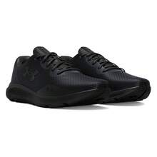 Under Armour 男士 UA Charged Pursuit 3 跑鞋 - 黑色 - 查看 4