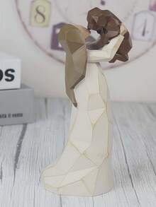 Girl And Dog Memorial Statue, Hugging Dog Memorial Statue, Hand-Painted Sculpture Art Crafts, Living Room Bedroom Desktop Decoration, Memorial Gift For Dog Lovers