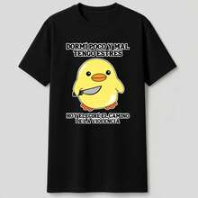 Camiseta de manga corta casual para hombre y mujer con tops moda, letras gráfico, estampado modern, impresión, redondo,deportiva, verano, para hacer ejercicio, correr, ropa de pareja para equipos,para uso diario, salir, ocio, deportes, escorts, viajes, reuniones familiares y otras ocasiones de estilo Streetwear, Hip Hop, Rock y Rap - Negro - Ver 4