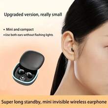 [Wireless Earbuds] Ultra-Compact Mini Wireless Earbuds With High-Quality Bass - Perfect For Exercise, Sleep, Work | Wireless In-Ear Headphones For Both Men & Women | Includes Charging Case | Type-C, Touch Controls, Earbuds Wireless - Multicolor - View 4