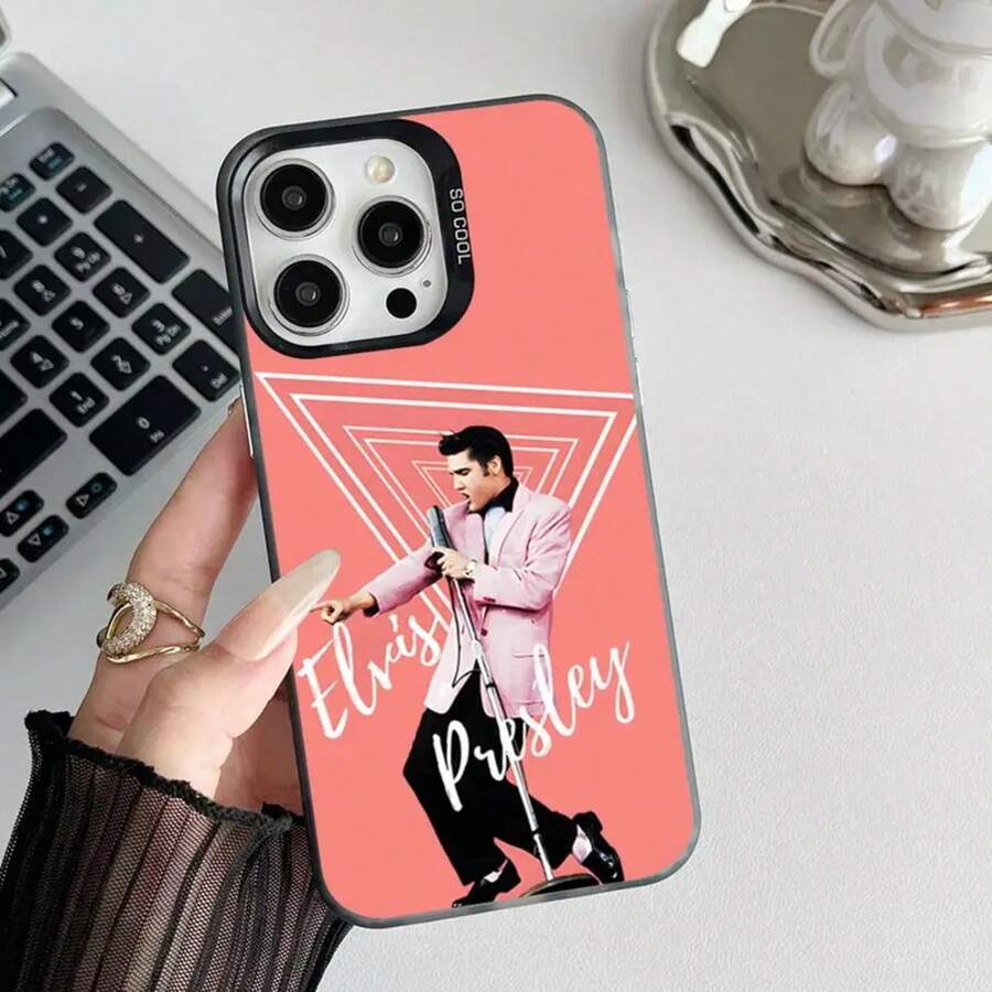 Custodia di lusso in argento opaco compatibile con 17, 16, 15, 14, Pro 13, 12, Plus 11, 7, 8 - nero2 - Visualizzare 1