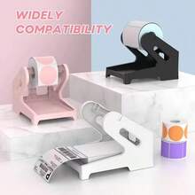 Soporte térmico para etiquetas Phomemo para rollos y etiquetas plegadas, soporte de etiquetas de envío, accesorio de impresora de escritorio