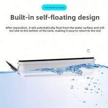 1pc Aquarium Magnetic Brush, Floating Double-Sided Cleaning Tool, Algae Scraper, Strong Magnet Fish Tank Brush