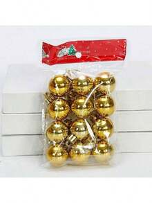 12 Pcs Mini Christmas Balls, Christmas Tree Decoration Hanging Balls, Christmas, New Year, Festival, Wedding Party Decorations,Xmas