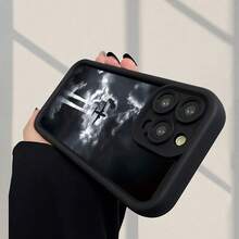 Funda protectora gruesa de cobertura total con patrón de avión y nube a prueba de caídas y huellas dactilares, compatible con/8/11/12/13/14/15/16/16 Pro/Plus/16 Pro/X/Xs/Xr/12/13 - Colores mixtos - Ver 4