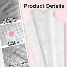 200 Sheets Nail Dust Collector Filter Paper With 12 Pcs  Disposable Nail Dust Filters For Most Of Nail Dust Collector Machine Nail Tech Nail Supplies Accessories For Nail Salon&Home{Inchcolor_nameinch:InchWhiteinch} - Trắng - Xem 5