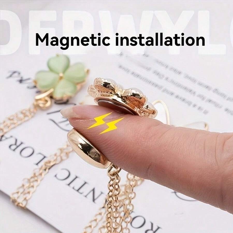 Fashion Magnetic Clip, Trouser Cuff Collar Shortener, Suitable For Trousers, Sleeves, Skirts And Jackets - Adjustable Fastening Accessories, Trouser Leg Magnetic Buckle, No-Sew Hem Cuffs, Anti-Drag Strong Magnetic Fixing Clip Cuff