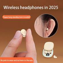 [Wireless Earbuds] Ultra-Compact Mini Wireless Earbuds With High-Quality Bass - Perfect For Exercise, Sleep, Work | Wireless In-Ear Headphones For Both Men & Women | Includes Charging Case | Type-C, Touch Controls, Earbuds Wireless - Multicolor - View 5