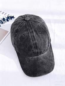 1 Vintage Baseball Cap - Golf Hat - Classic Style - Adjustable - Dad Hat - Classic Style - Solid Color - Unisex, Suitable For Outdoor Activities, Hiking, Camping And Golf. - Multicolor - View 5