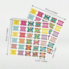 60 Monthly Tab Stickers Cute Design Monthly Planner Index Tabs Gold ...