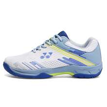 Men's Badminton Shoes - Lightweight High-Performance Indoor Court Shoes With Shock Absorption - Baby Blue - View 6