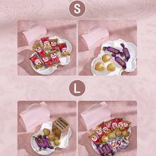 10 pièces Boîtes cadeaux élégantes gaufrées avec poignées en perle et rubans en satin, boîtes à cadeaux de mariage de luxe pour la Saint-Valentin, la baby shower, le baptême, l'anniversaire, les cadeaux d'anniversaire, emballage cadeau haut de gamme avec plusieurs options de taille. Décorations de Noël à la maison, cadeaux de Noël, décoration de Noël