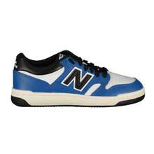 New Balance Scarpe Blue Agate 480  per bambini, ispirate al modello iconico da basket. Perfette per giochi e uso quotidiano, offrono una vestibilità comoda e resistenza. Supporto e stile sportivo in blu, marchio , categoria BAMBINO/CALZATURE/SCARPE. - Blu - Visualizzare 1