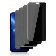 4PCS Anti Privacy Full Coverage Glare Scratch Resistant Tempered Glass Front Film Anti-Fingerprint Phone Screen Protectors Compatible With Phone 17 16 15 14 13 12 11 Pro Max XR X XS Max Plus Phone Protective Anti Spy Glass Compatible With Phone 17 Pro Max,Phone 16 Pro Max - Black-4PCS - View 26