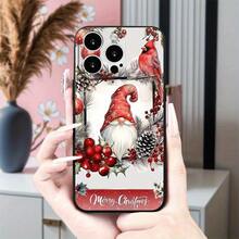 Funda de Teléfono de Gnomo Navideño para 11 a 16 Pro/Plus, Funda Protectora con Diseño Impreso Exquisito, Antigolpes y a Prueba de Choques, Ofrece Protección Completa, Opción de Regalo Perfecta - Colores mixtos - Ver 7