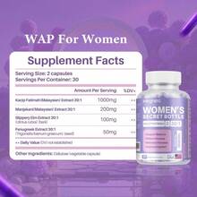 Megneta Women'S Secret Bottle- 60 Tablets - Healthcare | Kacip Fatimah 1000MG |Plus With Manjakan & Slippery Elm & Fenugreek(Old & New Packaging--Mixed Shipment, For Women, Free Shipping, Daily Health Care - No flavor - 查看 7