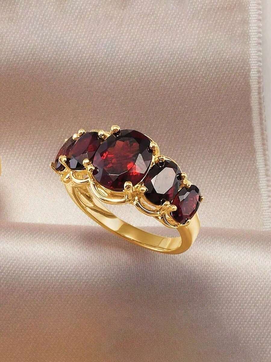 Fashionable Rings For European And American Women, Elegant Engagement Rings, New Anniversary Rings, Her Perfect Gift Suitable For Daily Wear And Weddings, All Seasons, 'S Day Gifts - Multicolor - View 1