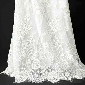 Tela de encaje de malla, telas para vestidos DIY, velos, ropa, cortinas, manteles.