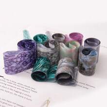 10 Rolls Marbling Nail Foil Transfer Sticker Kit Nail Foil Sheets Foil Nail Art Decals Marbled Nail Foil Transfer Stickers Foil Nail Wraps For Foil Nail Art(Style-4){Inchcolor_nameinch:InchStyle-4inch} - style-4 - 查看 6
