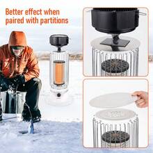Quạt lò sưởi 5 cánh chạy bằng nhiệt, đầu đốt gỗ/gỗ/viên nén độc lập Ecofan, phân phối nhiệt hiệu quả, quạt lò sưởi gia đình yên tĩnh - 11*16*19cm - Xem 5