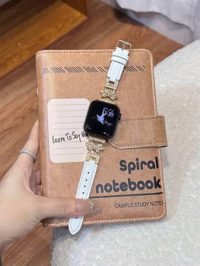 Curea din piele cu fundă, compatibilă cu Super Band 49 mm 46 mm 45 mm 44 mm 42 mm 41 mm 40 mm 38 mm, curea de schimb compatibilă cu seria 11/10/9/8/7/6/5/4/3/2/1