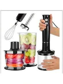 Mixer Vertical Turbo 4 em1 Moedor Processador Alimentos - LUNALU - Entrada do Brasil (127V) - Visão 3