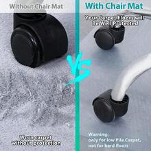 Office Chair Mat Computer Desk Chair Mat For Carpet Floor W/Extended Lip 36"X48" - transparent - View 7