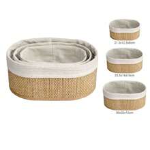 Storage Baskets - 橢圓形-白 - 查看 2