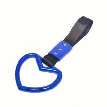 Heart-Shaped Car Rear Bumper Warning Pendant, JDM Bus Wristband Accessory, Left Side Placement, Durable Plastic Material - trắng - Xem 7