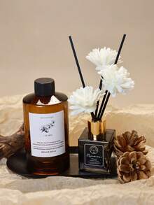 2.36英寸X5.3英寸酒店级无焰藤条精油扩香器，持久留香 - 适用于家居、卧室、大厅、浴室等空间。雅致的卧室装饰，温馨浪漫的家居装饰。情人节除臭剂，室内清新剂。高端汽车香薰机，持久留香，汽车装饰，无焰精油扩香器