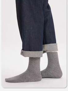 6/12 Calcetines Deportivos Casuales, Calcetines cálidos y de longitud media, Multicolor, calcetines multicolor con puño, perfectos para combinar con mocasines y zapatos oxford, calcetines de corte alto modernos y lindos, inspirados en la moda y la cultura popular de las redes sociales - multicolor 2 - Ver 5