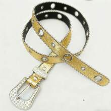 1pc Women's Dopamine Y2K Star Eye Decor Western Style Waist Belt, Suitable For Everyday Use
